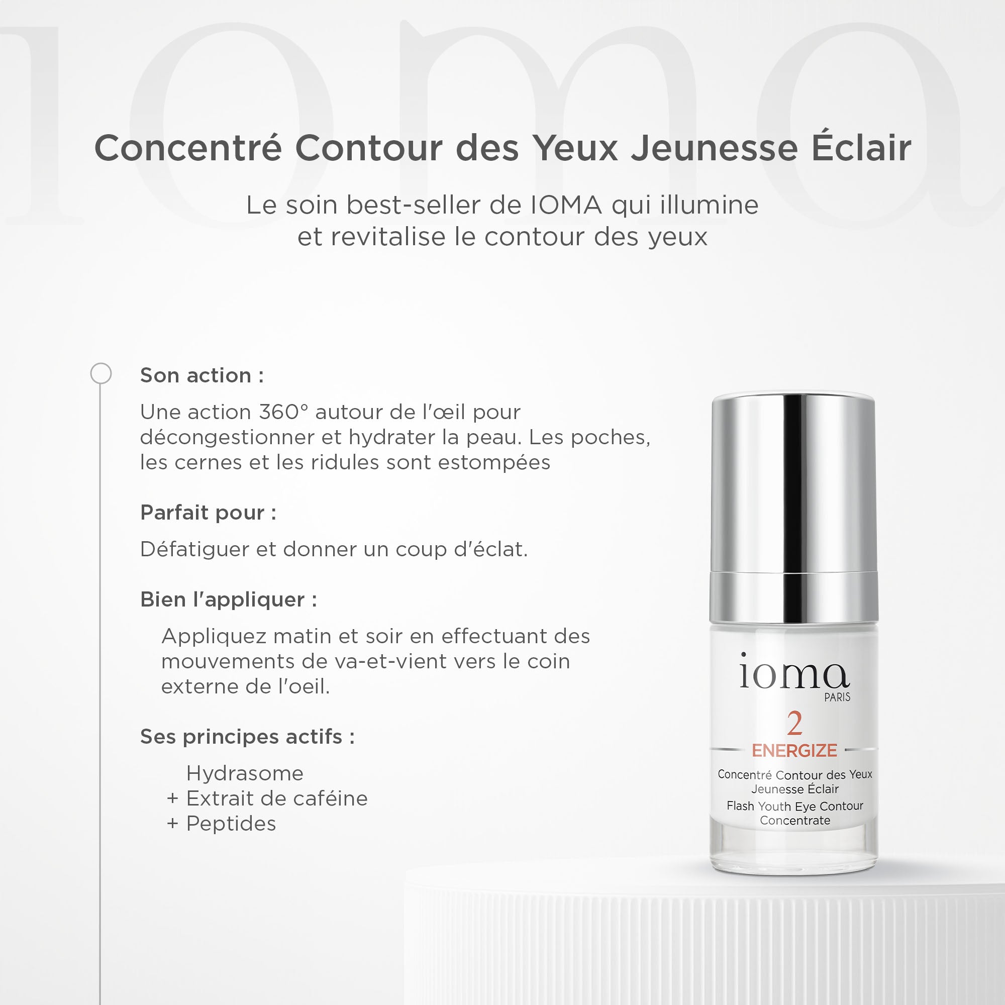 Concentré Contour des Yeux Jeunesse Éclair 15ml-IOMA