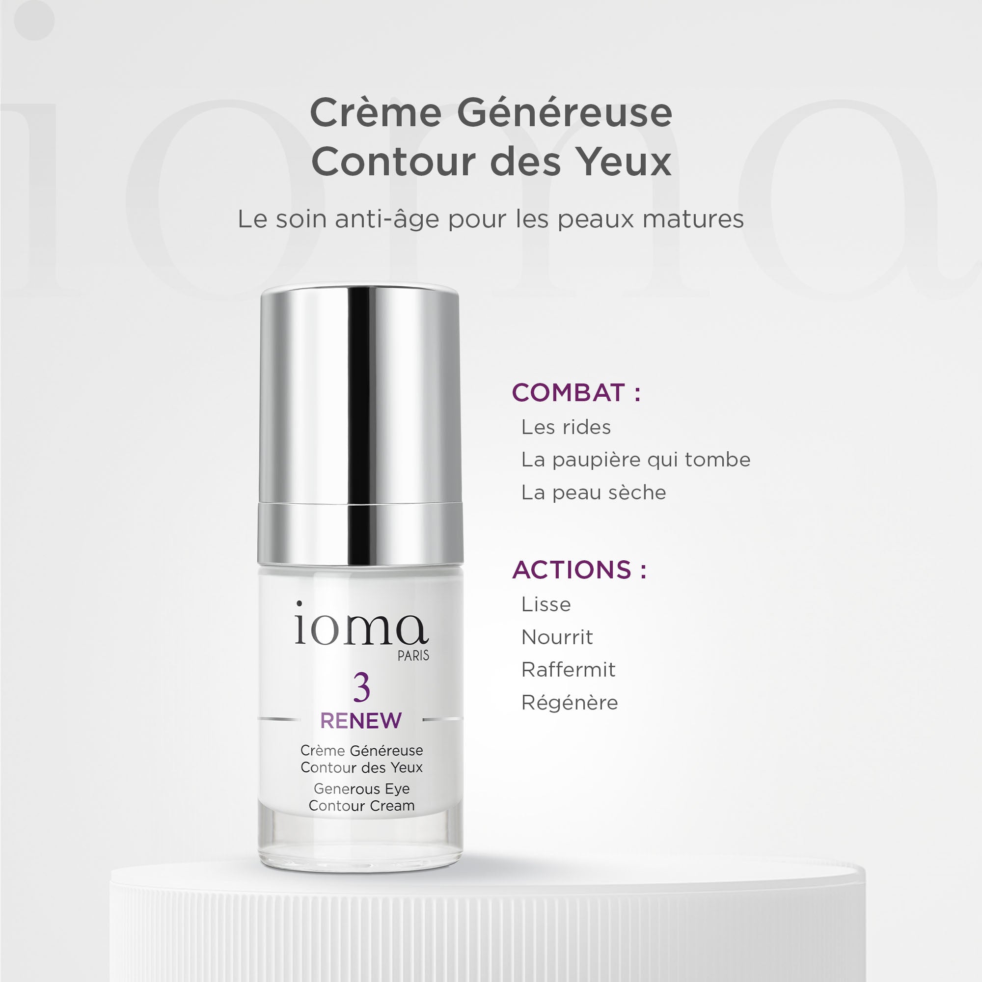 Crème Généreuse Contour des Yeux-IOMA