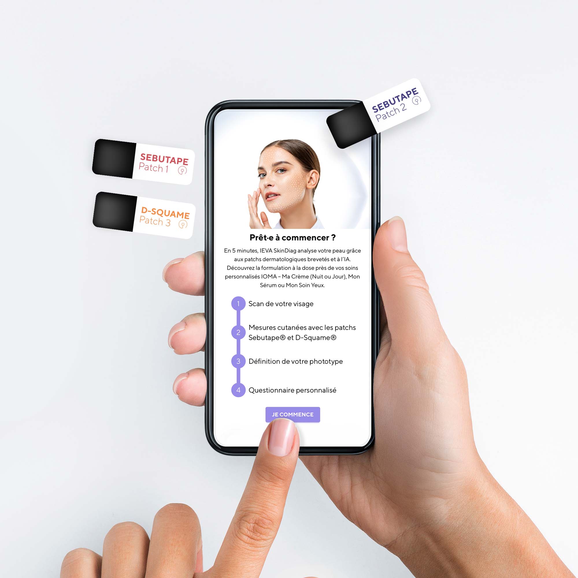 Kit de patchs cutanés IEVA SkinDiag