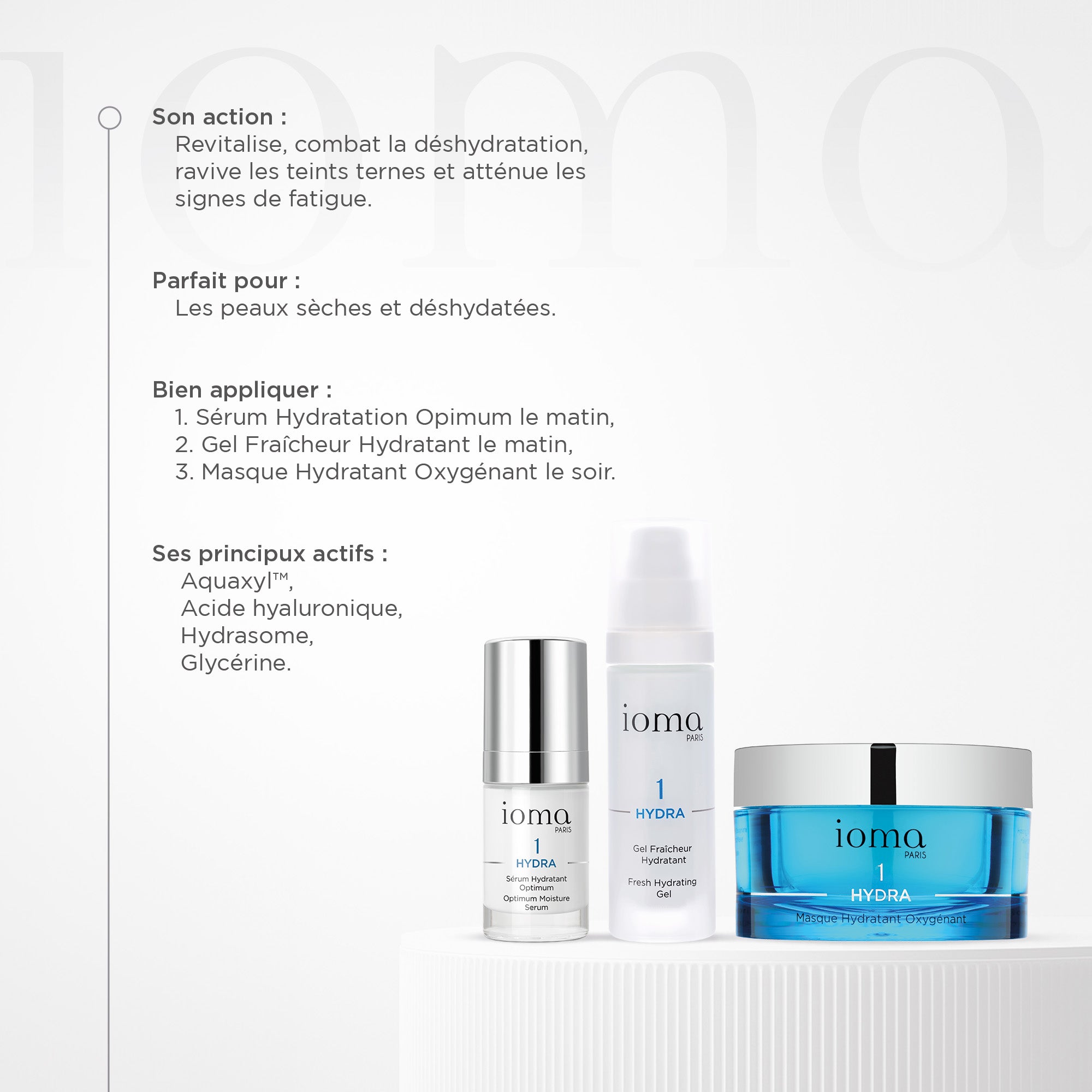 Trio protecteur et hydratant-IOMA