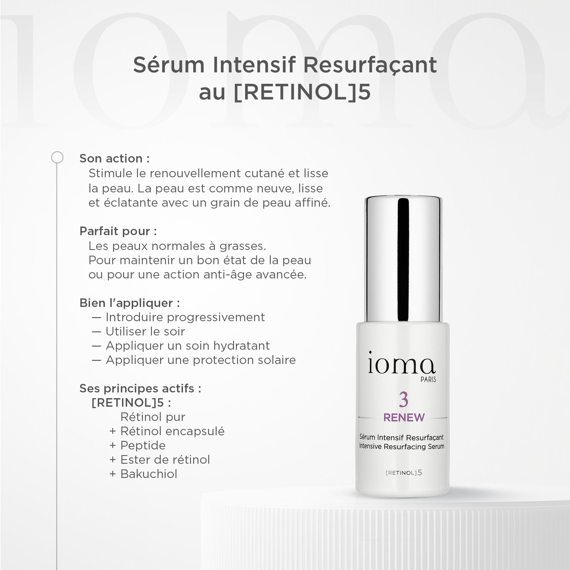 Sérum Intensif Resurfaçant-IOMA