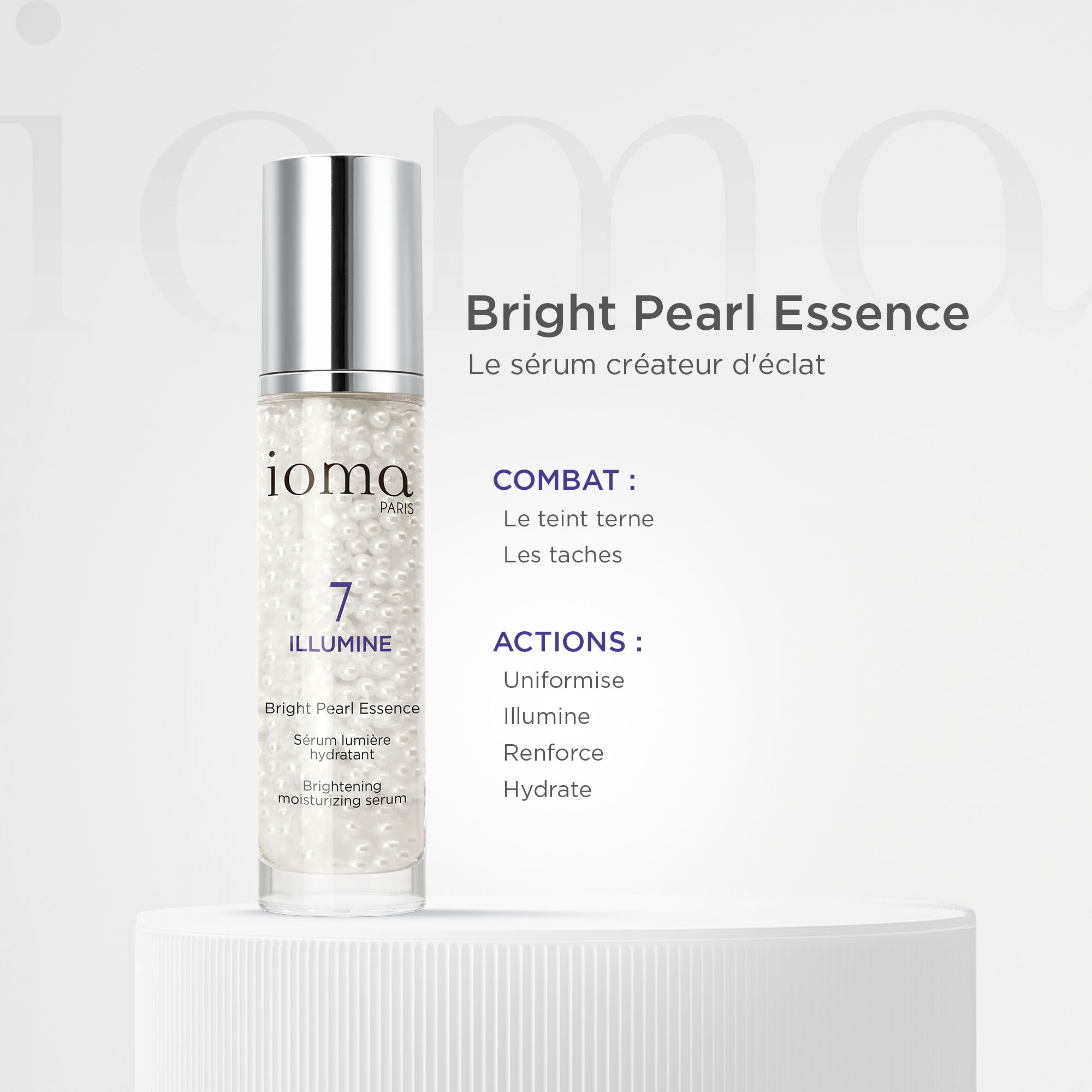 Bright Pearl Essence, Brightening moisturizing serum